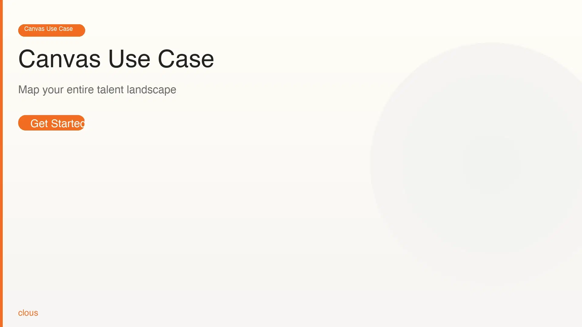 Canvas Dashboard Interface