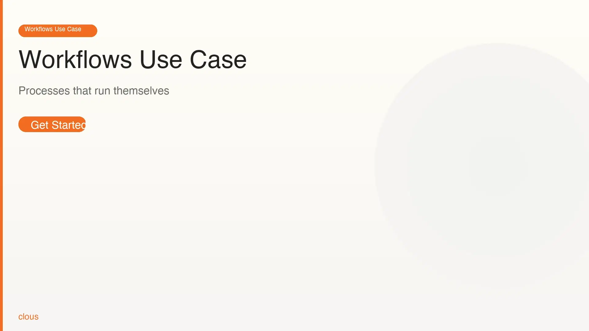 Workflow Automation Interface